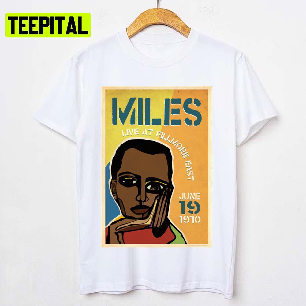 Miles Animated Soon Fillmore East Unisex T-Shirt Miles Animated Soon Fillmore East Unisex T-Shirt