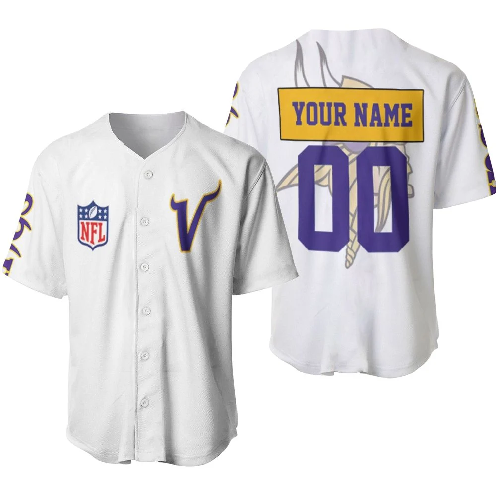 Minnesota Vikings Nfl Bomber Jacket 3d Personalized Baseball Jersey Minnesota Vikings Nfl Bomber Jacket 3d Personalized Baseball Jersey