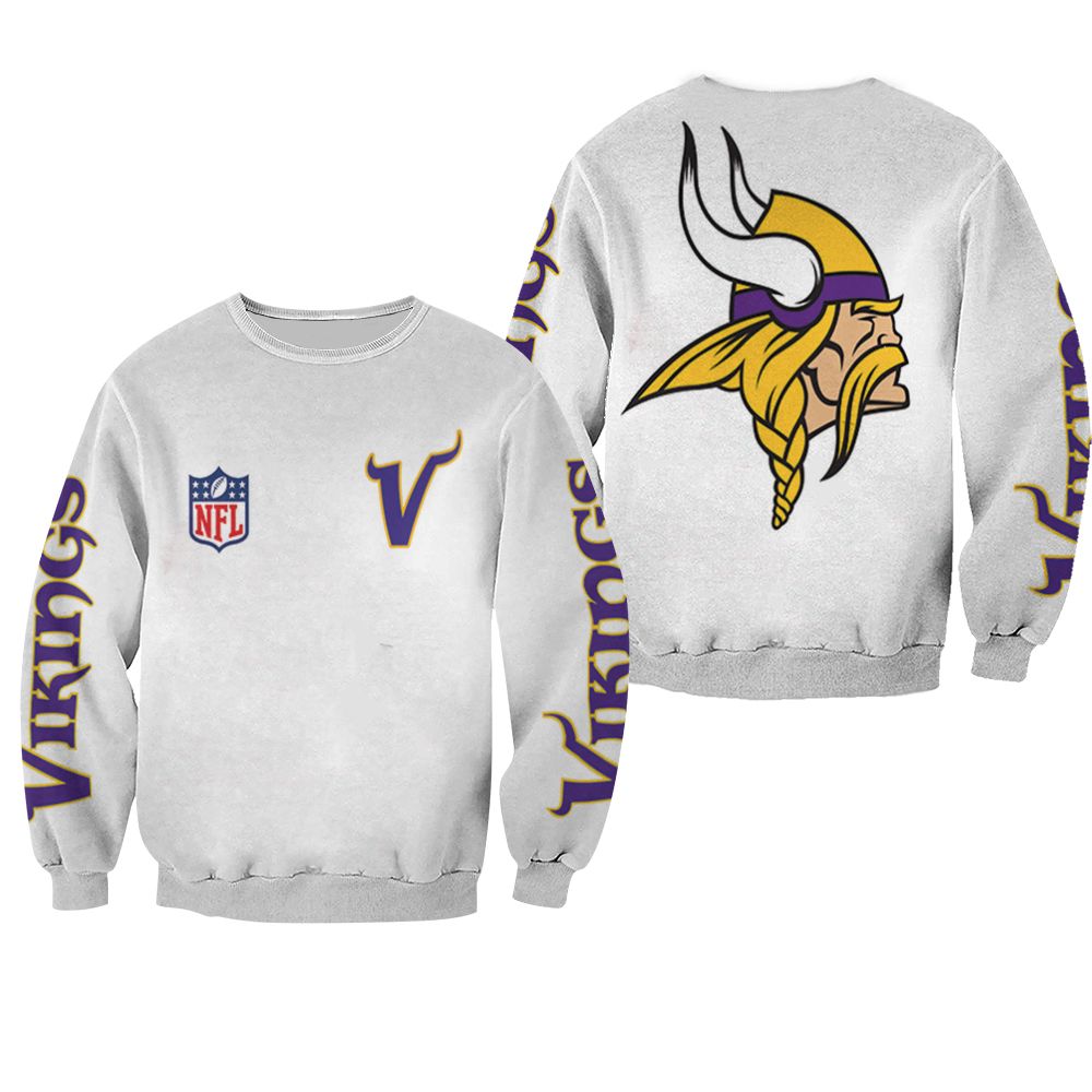 Minnesota Vikings Nfl Bomber Jacket 3d Sweater Minnesota Vikings Nfl Bomber Jacket 3d Sweater