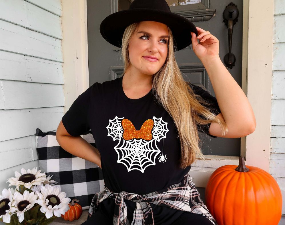 Minnie Mouse Spider Web Disney Halloween Shirt Minnie Mouse Spider Web Disney Halloween Shirt