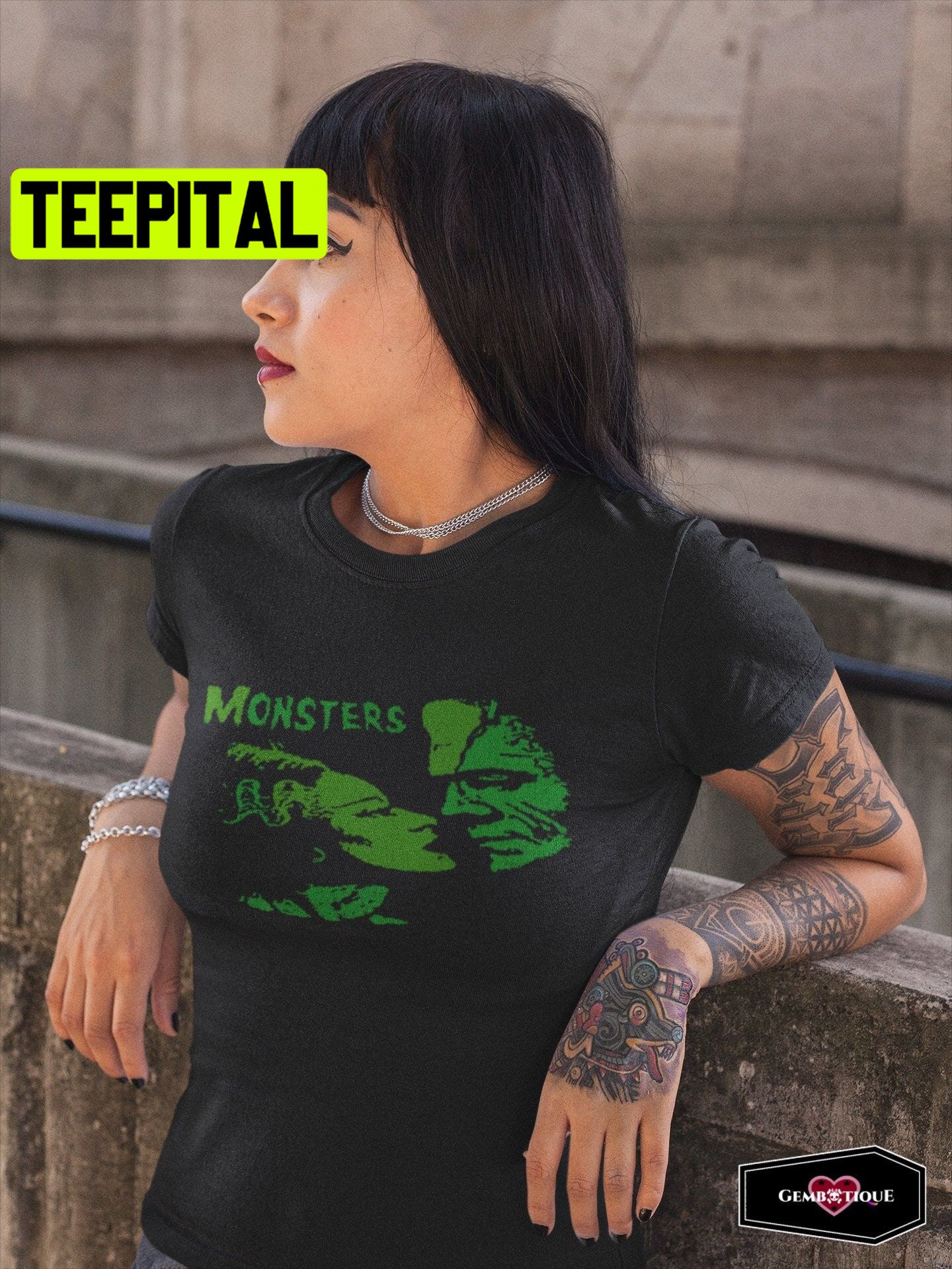 Monster Bride Of Frankenstein Halloween Trending Unisex Shirt Monster Bride Of Frankenstein Halloween Trending Unisex Shirt