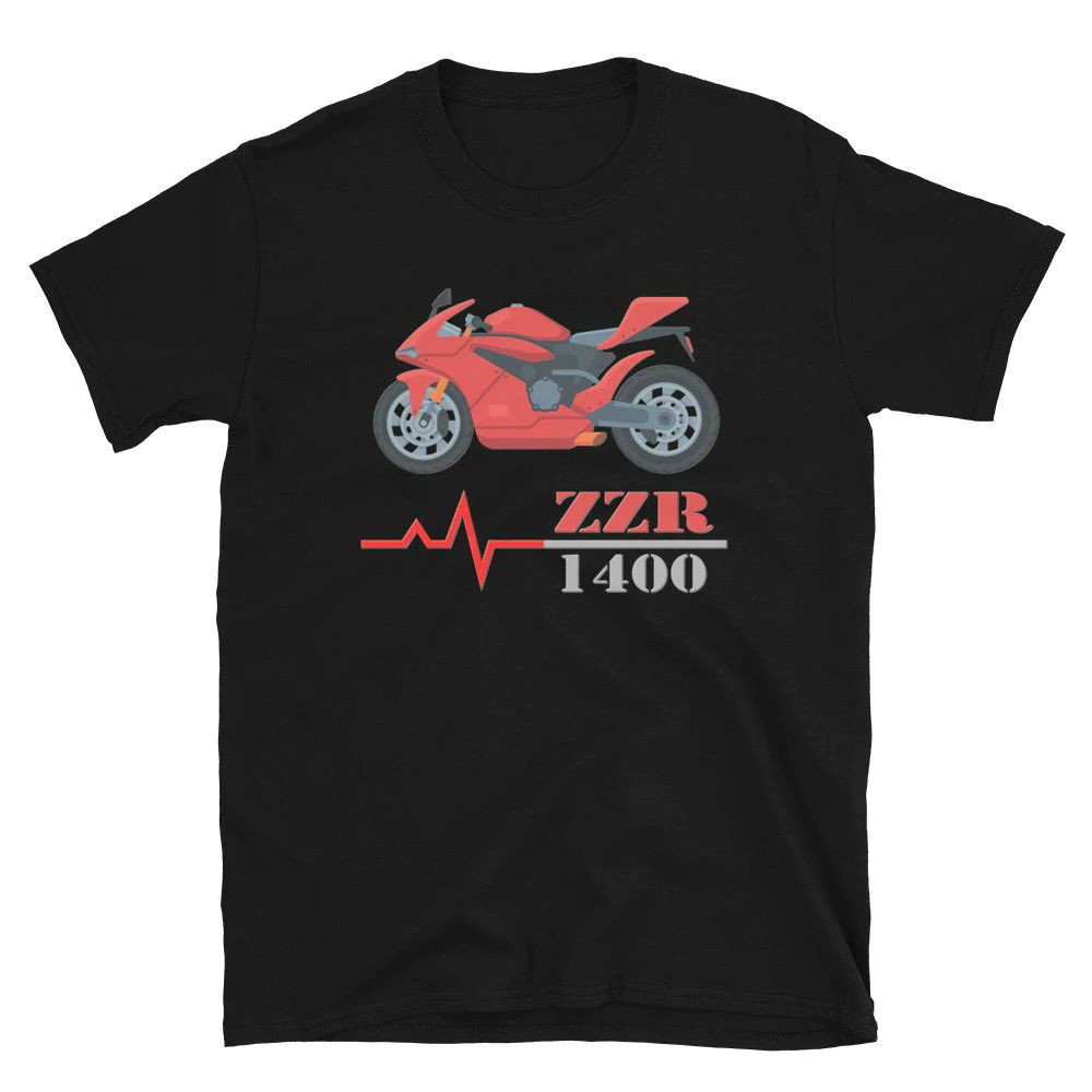Motorcycle Heartbeat ZZR 1400 T-Shirt Motorcycle Heartbeat ZZR 1400 T-Shirt