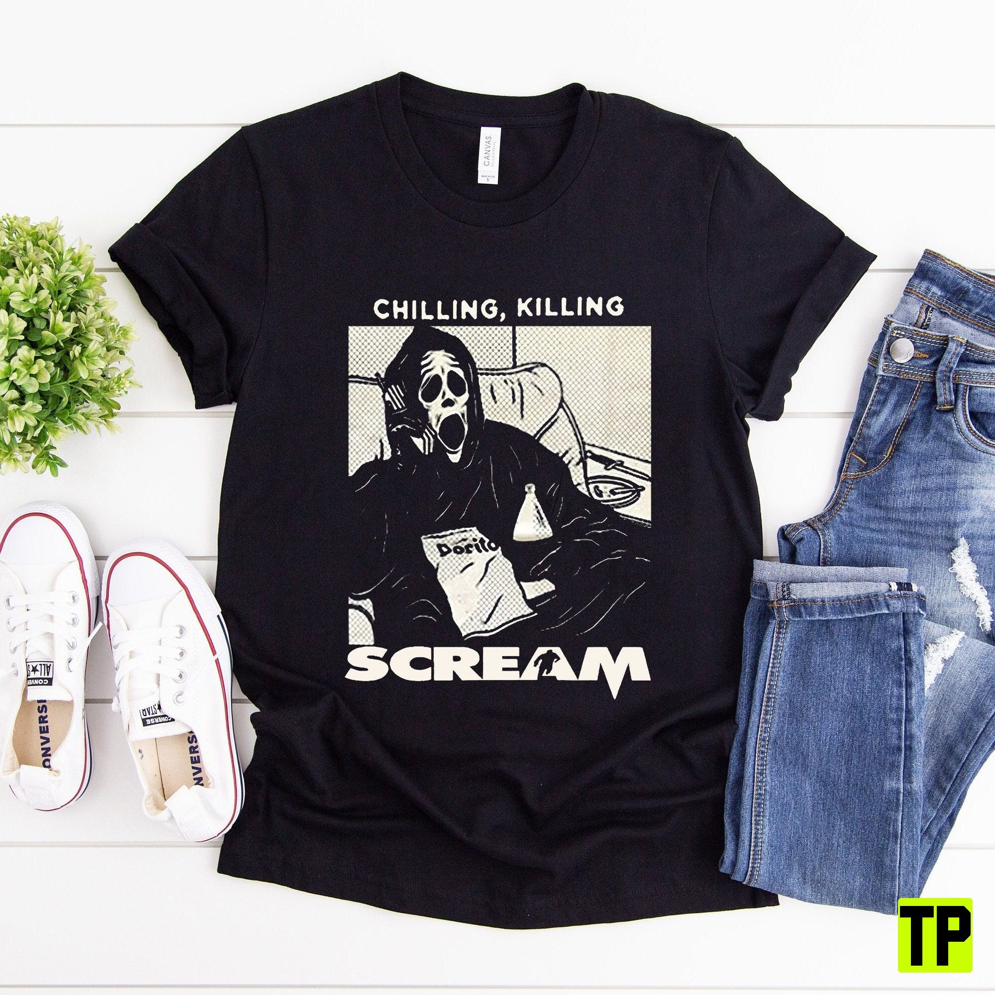 Movie Scary Horror Just Chillin Killinmovie Scream Retro Nothin Chillin Killin Unisex Shirt Movie Scary Horror Just Chillin Killinmovie Scream Retro Nothin Chillin Killin Unisex Shirt