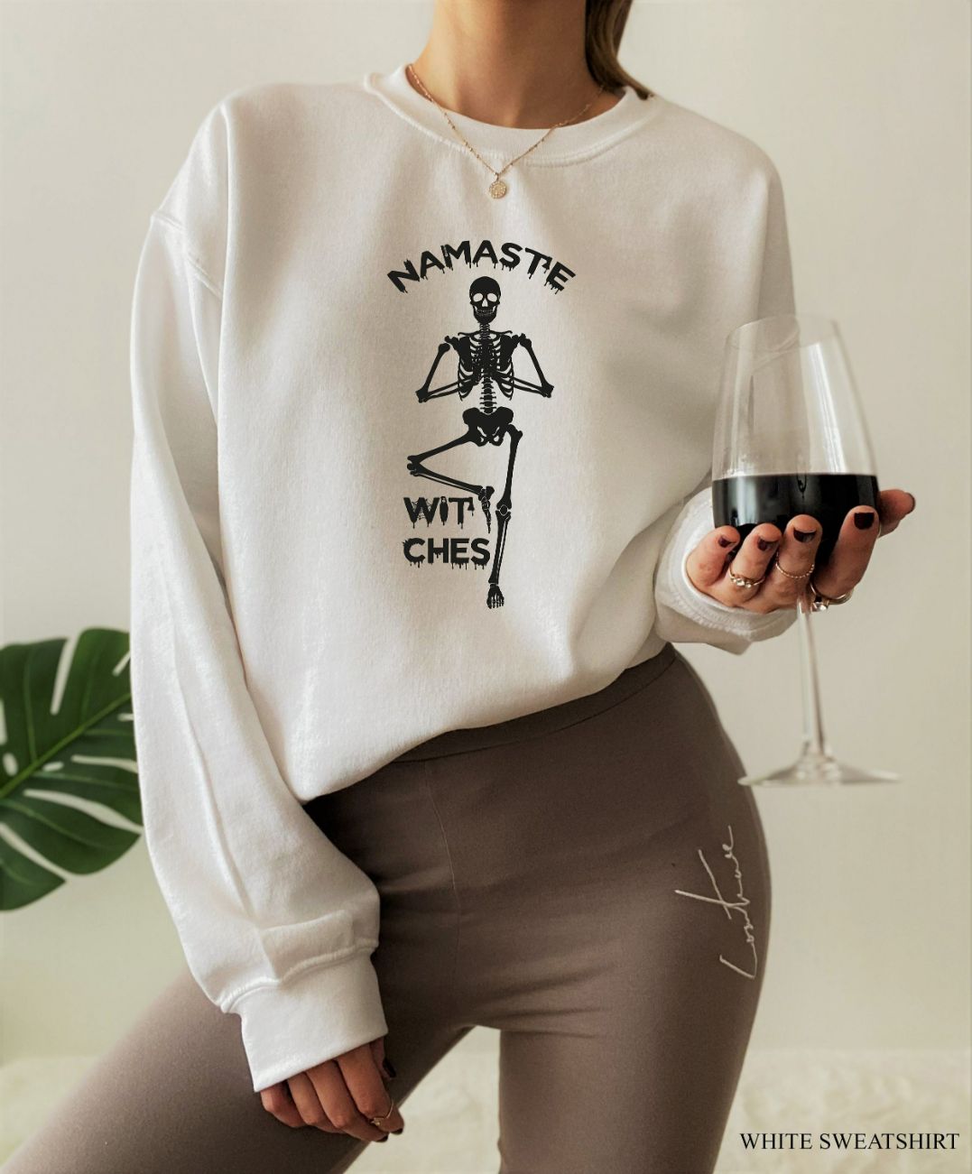 Namaste Witches Halloween Sweatshirt Namaste Witches Halloween Sweatshirt