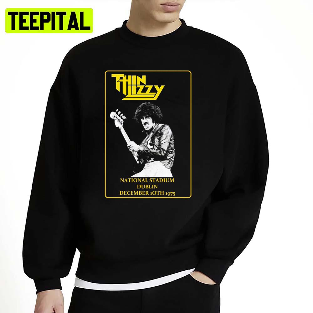 National Stadium Bublin 1975 Thin Lizzy Unisex Sweatshirt National Stadium Bublin 1975 Thin Lizzy Unisex Sweatshirt