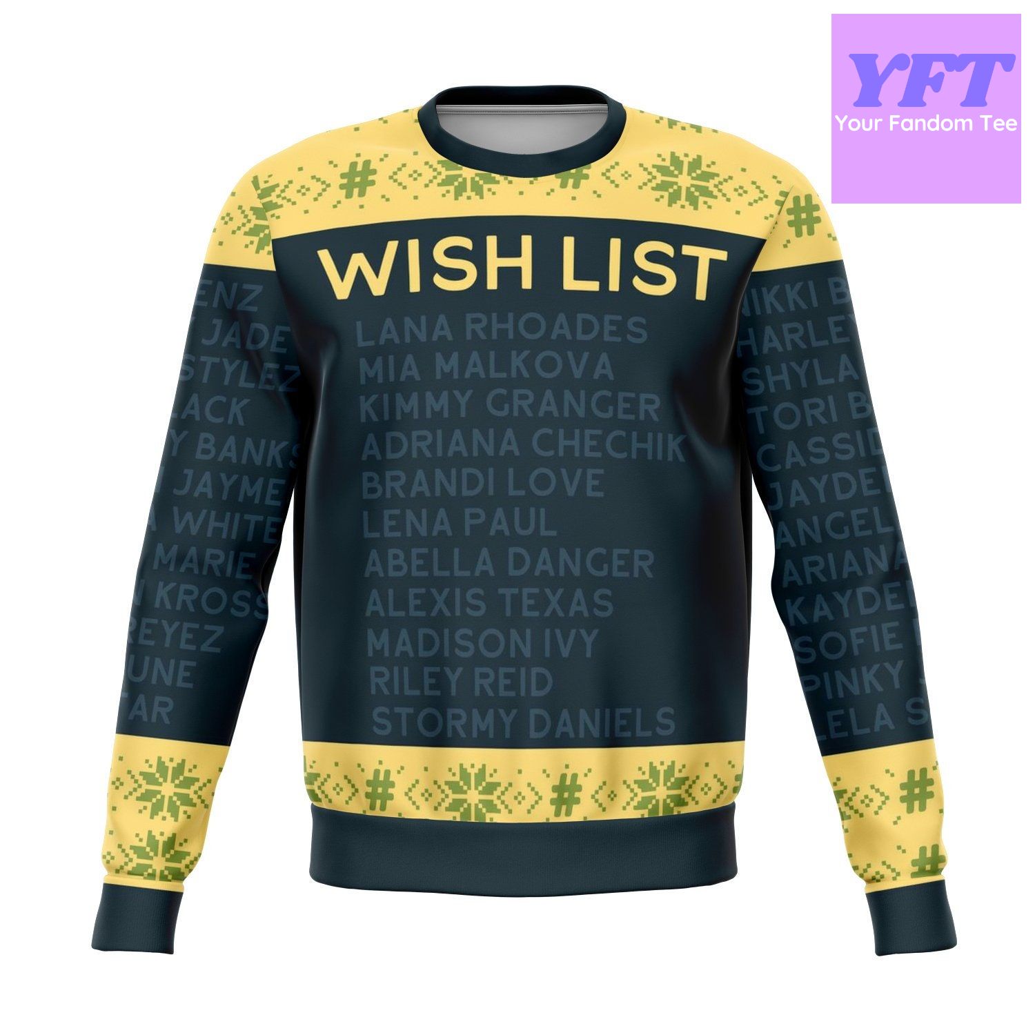 Naughty Wish List Meme 2022 Design 3d Ugly Christmas Sweater Naughty Wish List Meme 2022 Design 3d Ugly Christmas Sweater