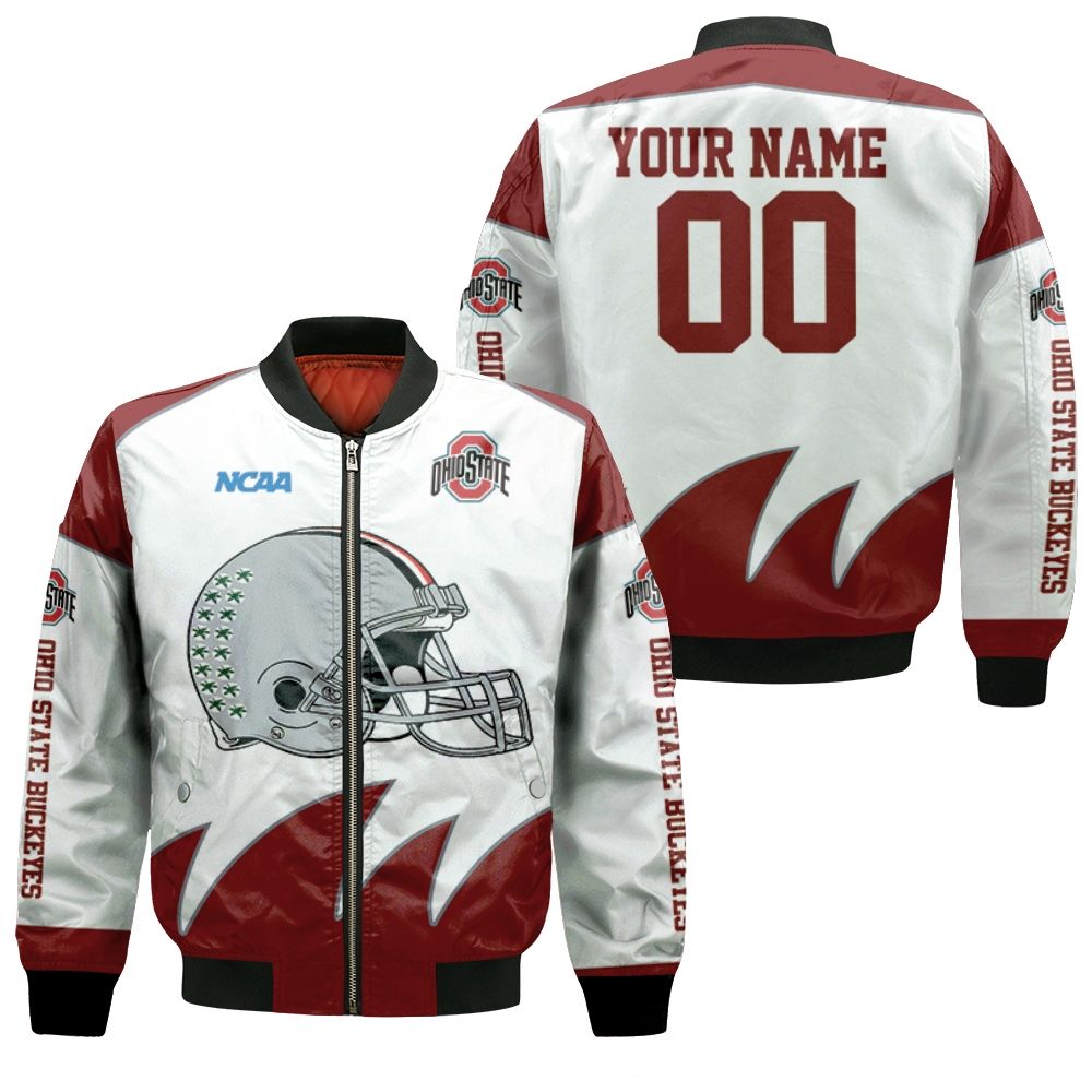 Ncaa Ohio State Buckeyes For Fans 3d Personalized Bomber Jacket Ncaa Ohio State Buckeyes For Fans 3d Personalized Bomber Jacket