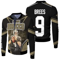 New Orleans Saints Drew Brees Fleece Bomber Jacket