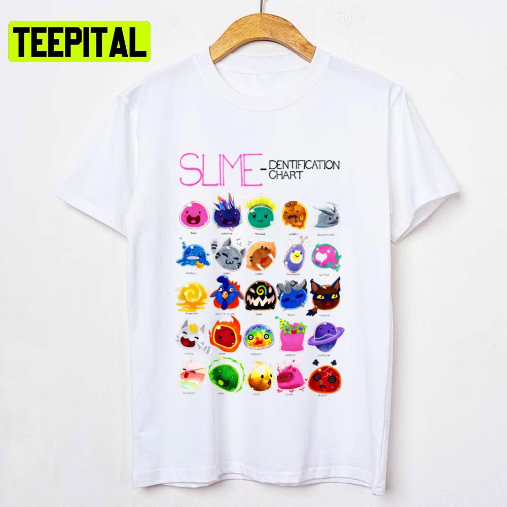 New Slime Dentification Chart Unisex T-Shirt New Slime Dentification Chart Unisex T-Shirt
