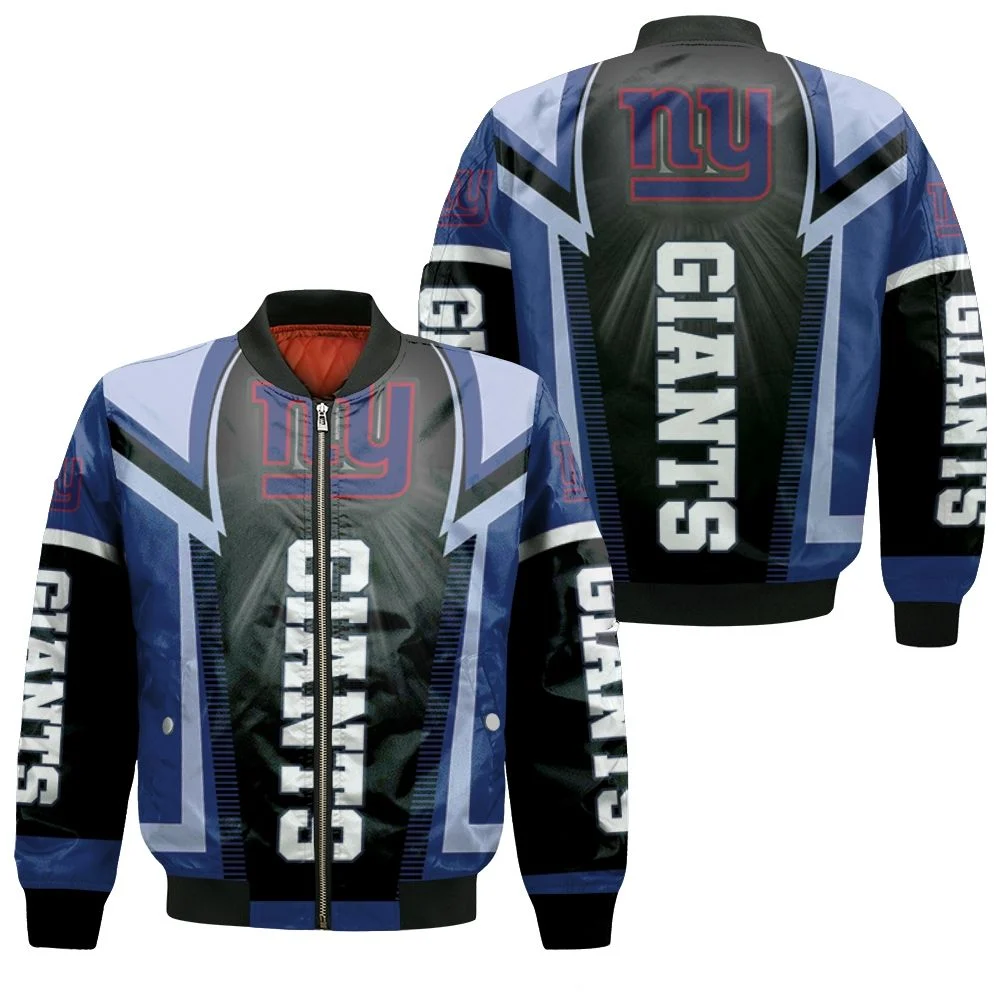 New York Giants For Fans Bomber Jacket New York Giants For Fans Bomber Jacket