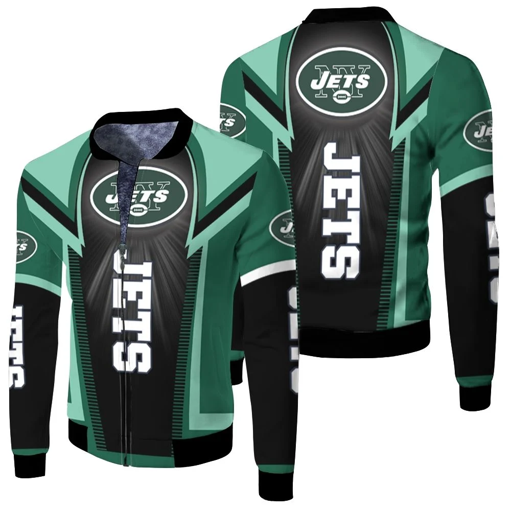 New York Jets For Fans Fleece Bomber Jacket New York Jets For Fans Fleece Bomber Jacket
