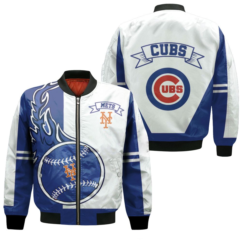 New York Mets 3d Bomber Jacket New York Mets 3d Bomber Jacket
