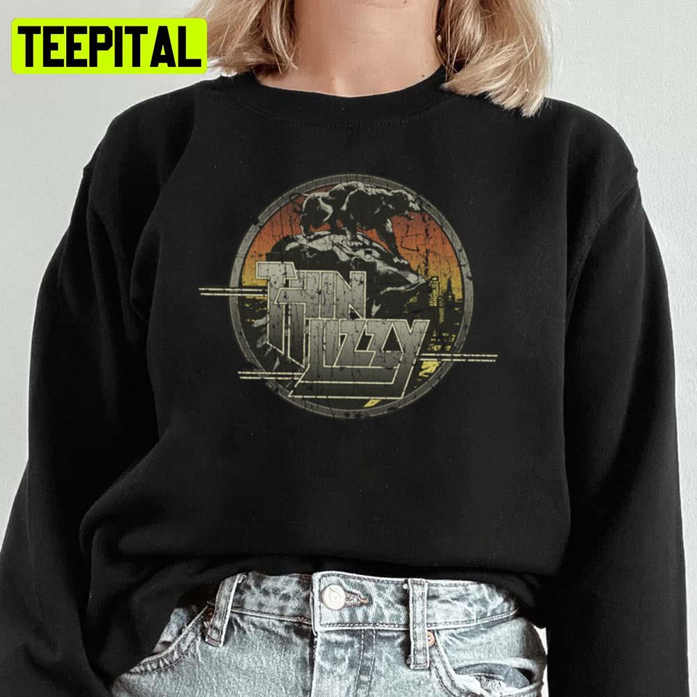Nightlife 974 Retro Design Thin Lizzy Unisex Sweatshirt Nightlife 974 Retro Design Thin Lizzy Unisex Sweatshirt