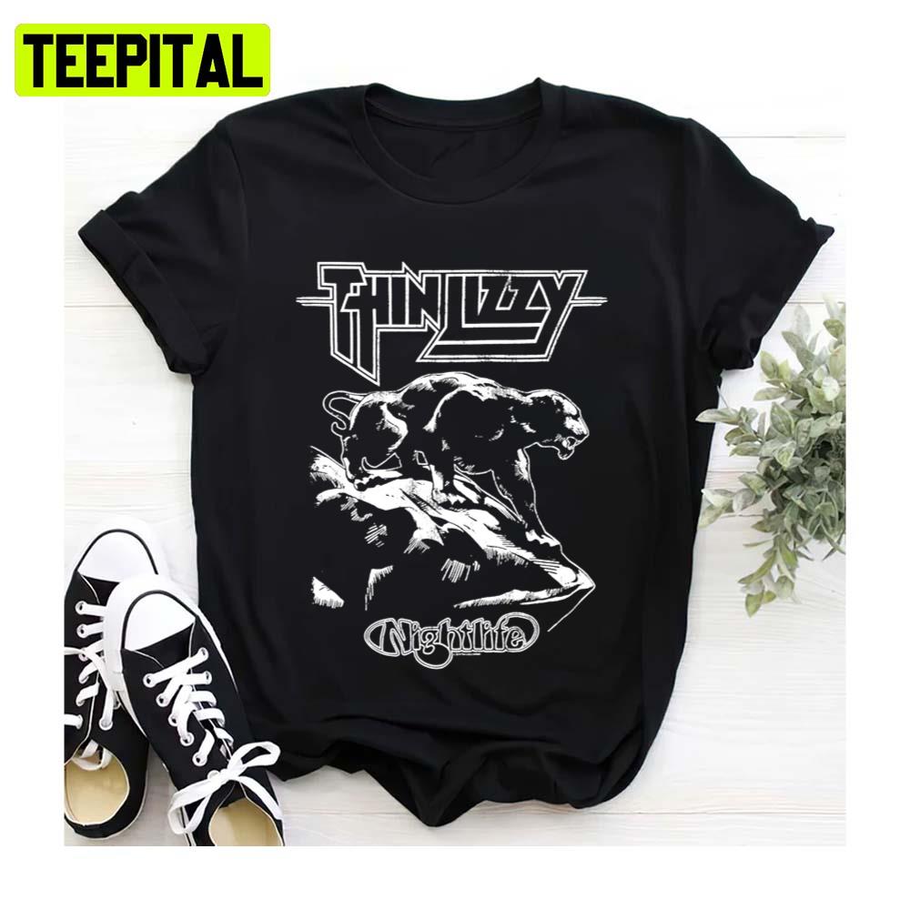 Nightlife Black And White Cover Thin Lizzy Unisex Sweatshirt Nightlife Black And White Cover Thin Lizzy Unisex Sweatshirt