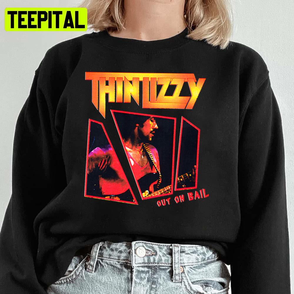 No Comment Thin Lizzy Out On Bail Unisex Sweatshirt No Comment Thin Lizzy Out On Bail Unisex Sweatshirt