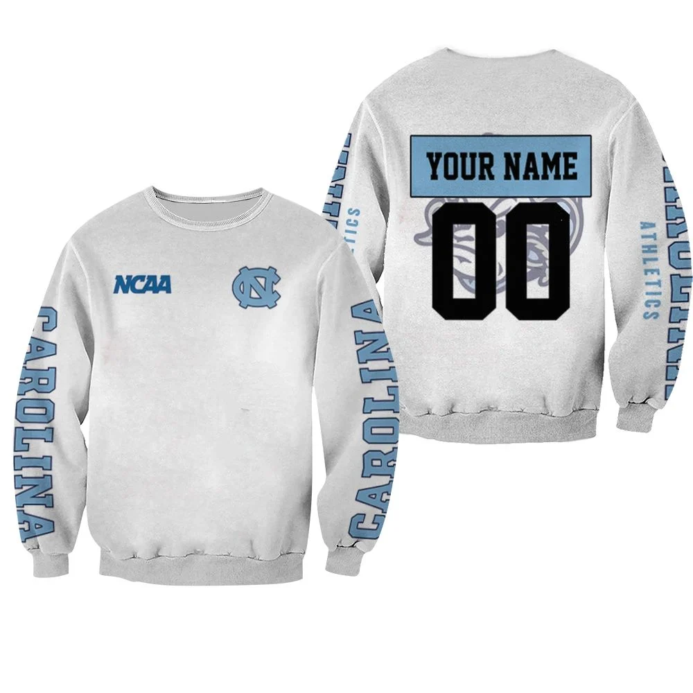 North Carolina Tar Heels Ncaa Bomber Jacket 3d Personalized Sweater North Carolina Tar Heels Ncaa Bomber Jacket 3d Personalized Sweater