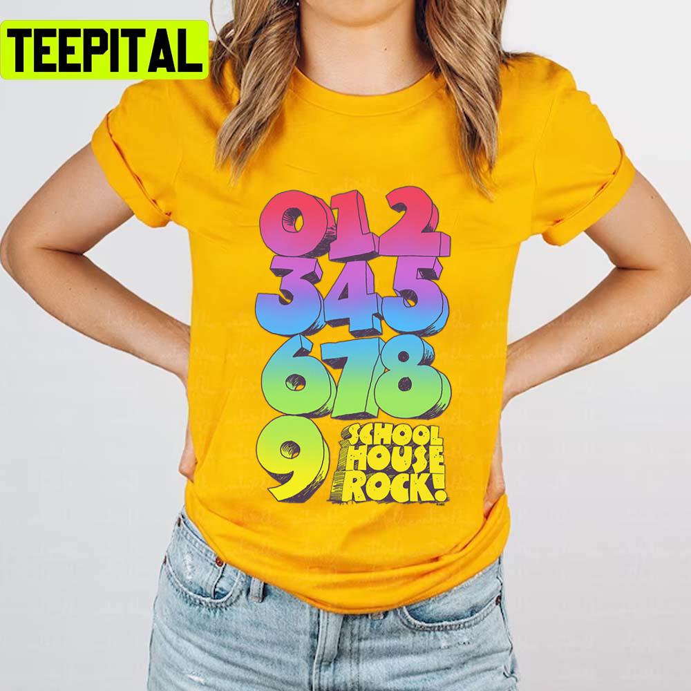 Numbers Schoolhouse Rock Unisex T-Shirt Numbers Schoolhouse Rock Unisex T-Shirt