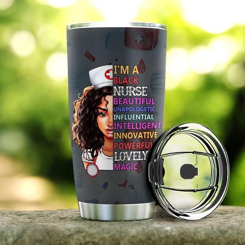 Nurse Black Stainless Steel Cup Nurse Black Stainless Steel Cup