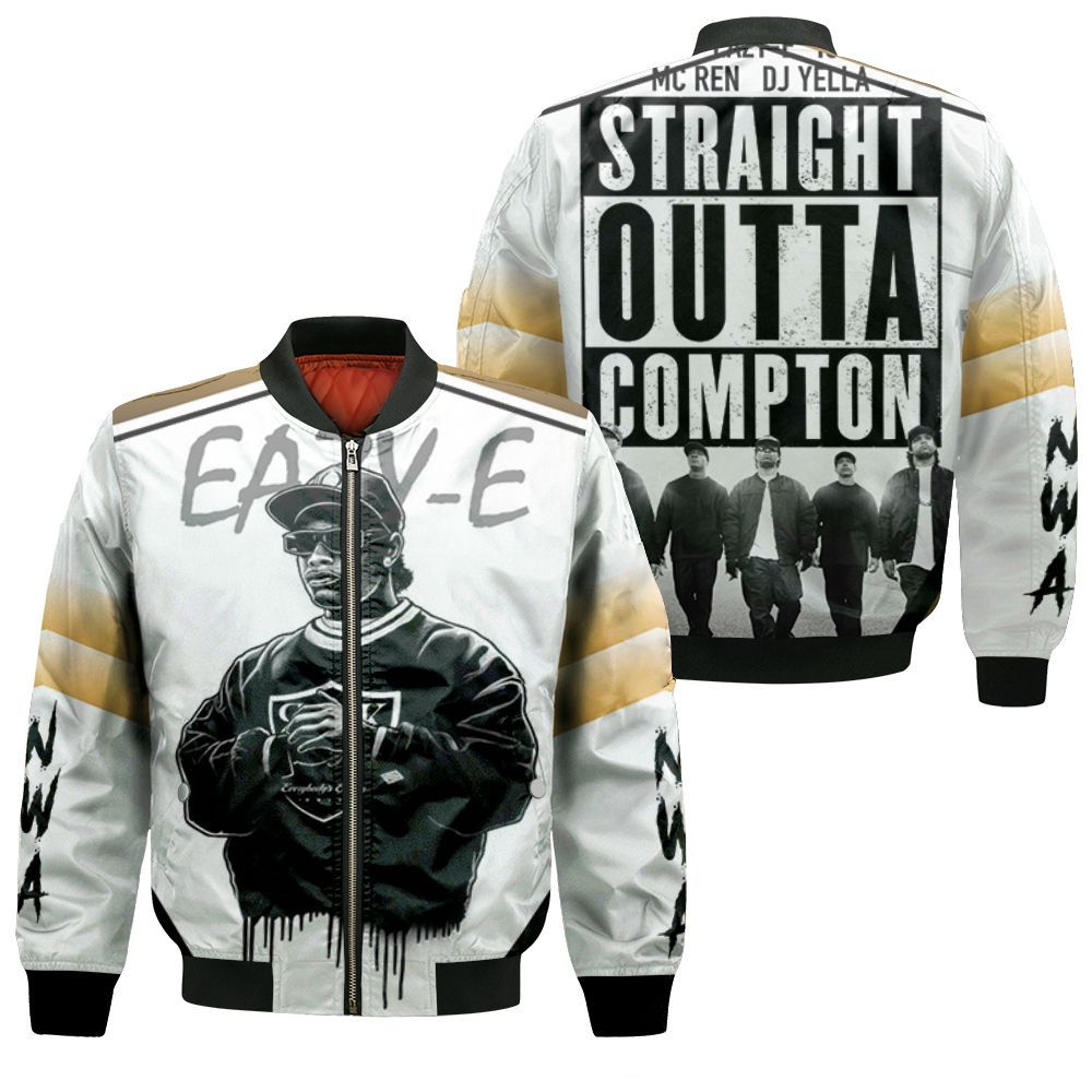 N.W.A Eazy E Straight Outta Compton Bomber Jacket N.W.A Eazy E Straight Outta Compton Bomber Jacket