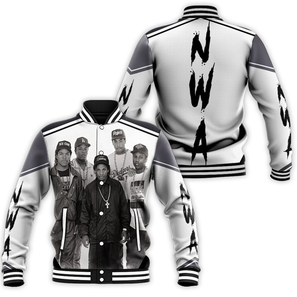 N.W.A Legend Rappers Baseball Jacket N.W.A Legend Rappers Baseball Jacket