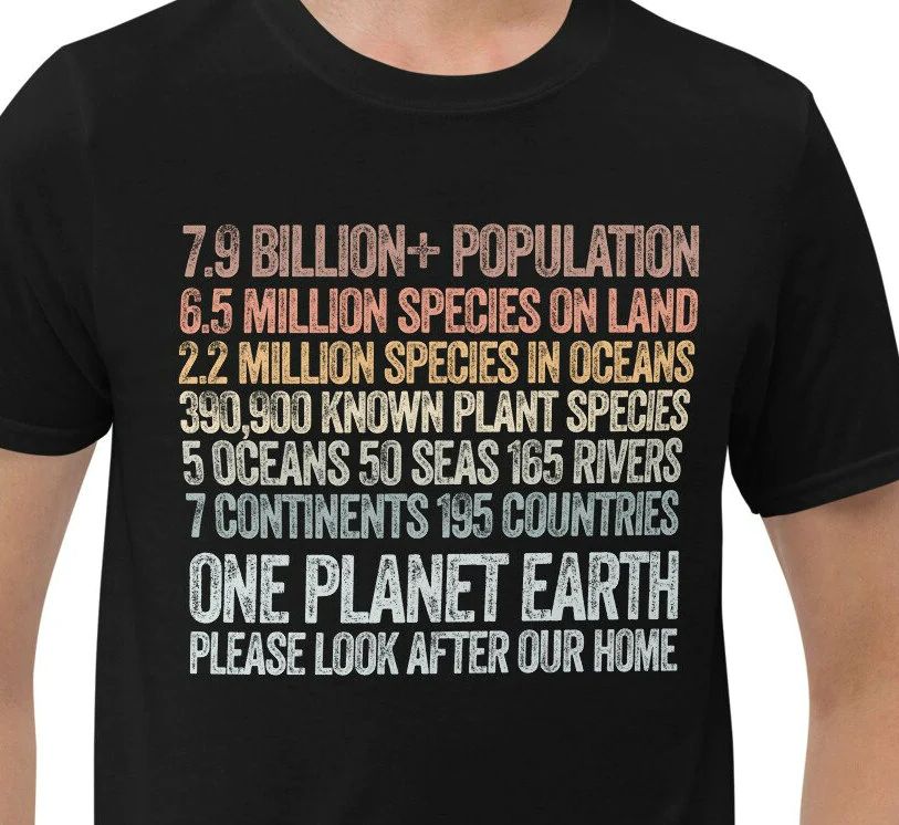 One Planet Earth Shirt One Planet Earth Shirt