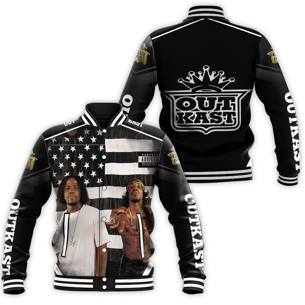 Oukast Stankonia Flag Baseball Jacket Oukast Stankonia Flag Baseball Jacket