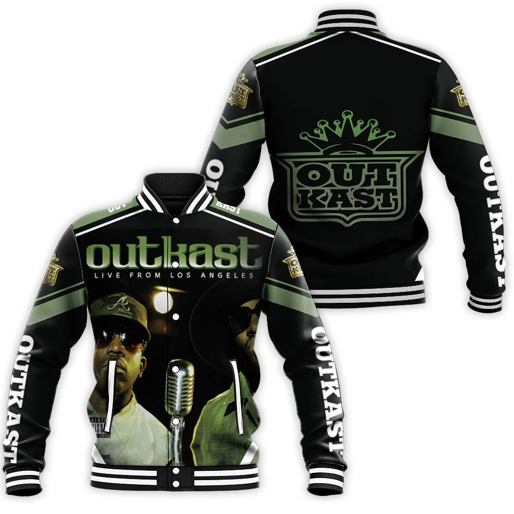 Outkast Live From Los Angeles Baseball Jacket Outkast Live From Los Angeles Baseball Jacket