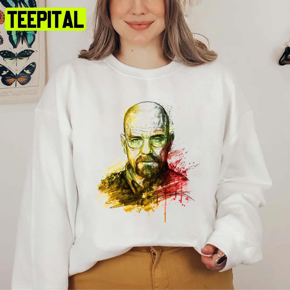 Paint Walter White Breaking Bad Graphic Unisex Sweatshirt Paint Walter White Breaking Bad Graphic Unisex Sweatshirt