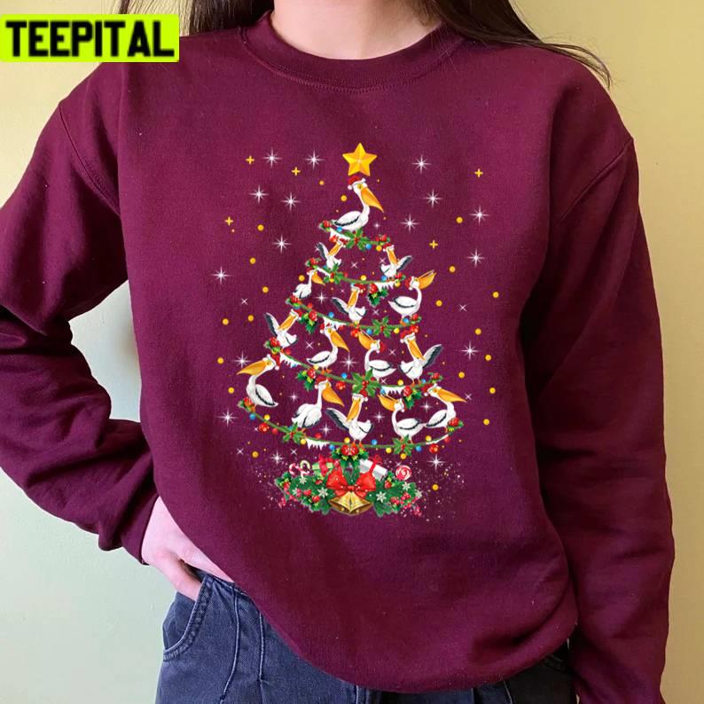 Pelican Xmas Matching Pelican Christmas Tree Unisex Sweatshirt Pelican Xmas Matching Pelican Christmas Tree Unisex Sweatshirt