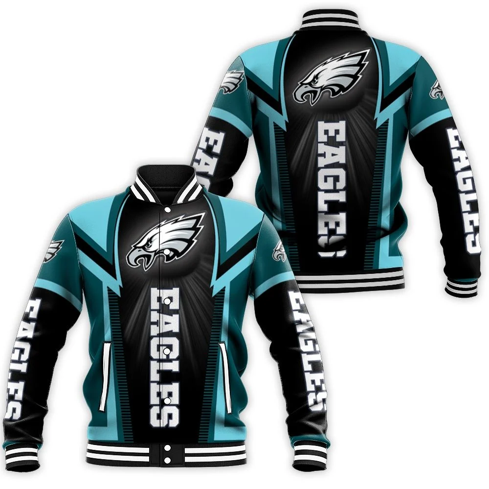 Philadelphia Eagles For Fans Baseball Jacket Philadelphia Eagles For Fans Baseball Jacket