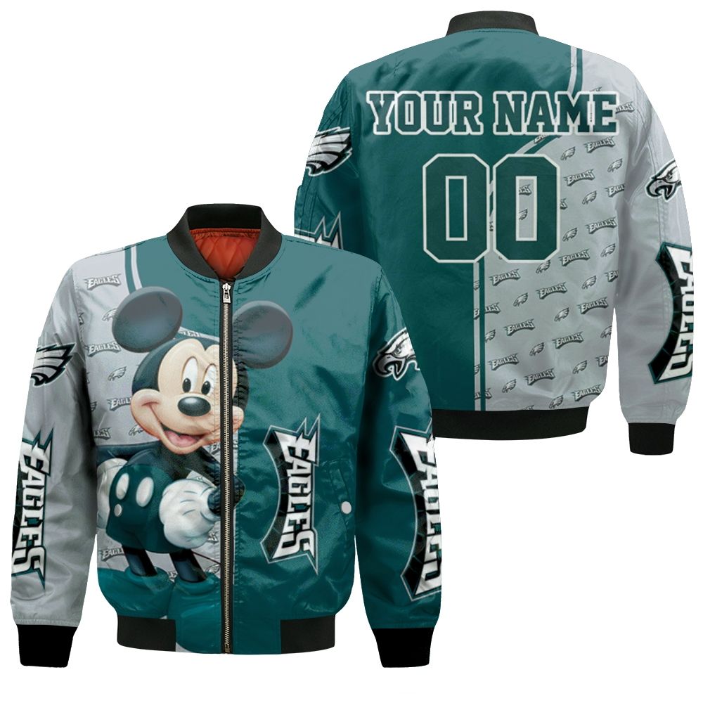 Philadelphia Eagles Personalized Bomber Jacket Philadelphia Eagles Personalized Bomber Jacket