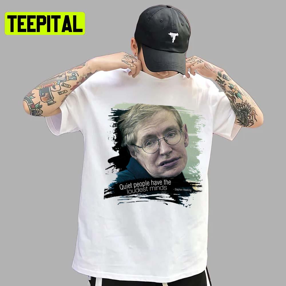 Photo Retro Of Stephen Hawking Unisex T-Shirt Photo Retro Of Stephen Hawking Unisex T-Shirt