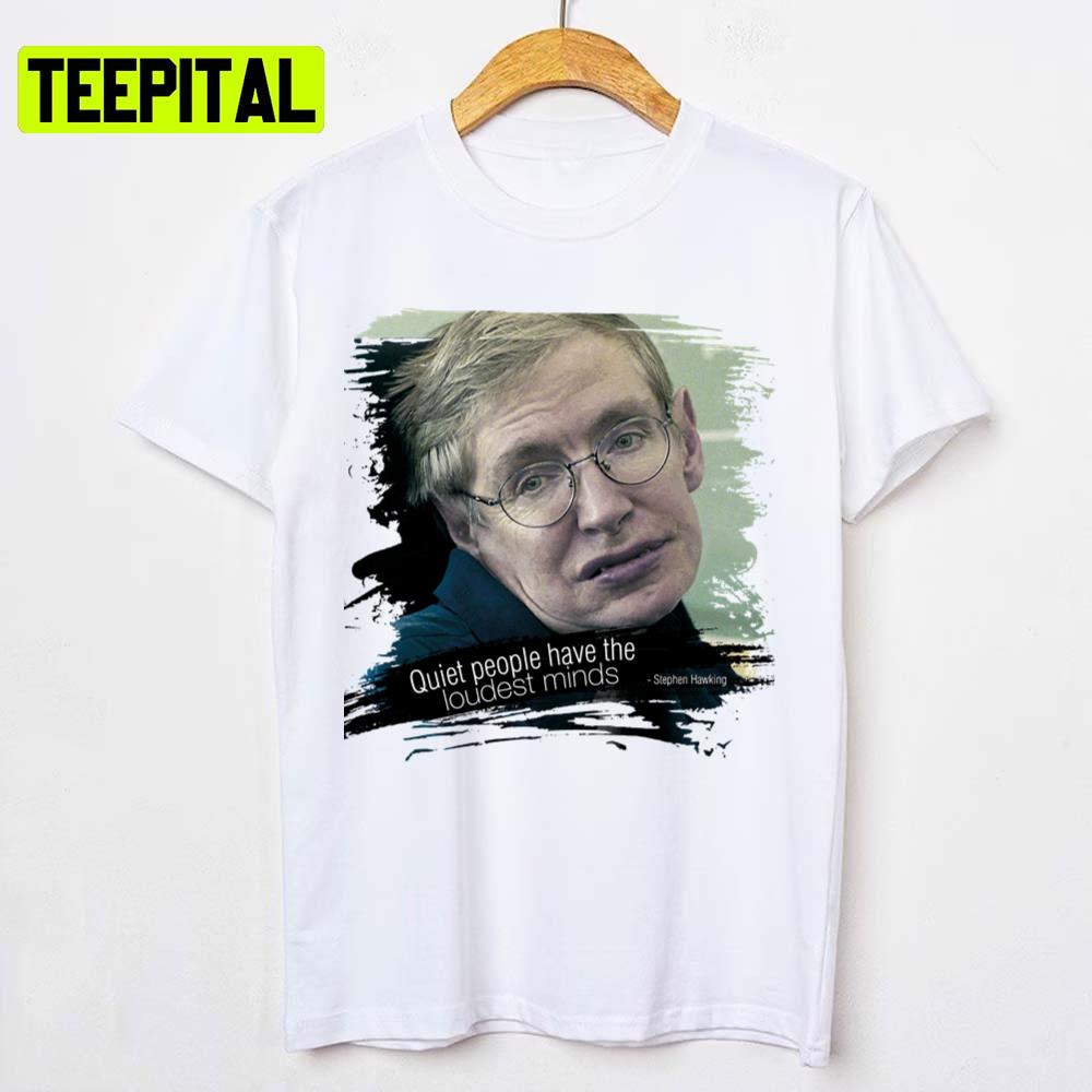 Photo Retro Of Stephen Hawking Unisex T-Shirt Photo Retro Of Stephen Hawking Unisex T-Shirt