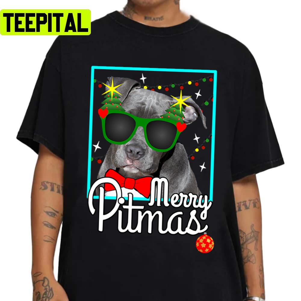 Pitbull Funny Pit Bull Dog Christmas Unisex Sweatshirt Pitbull Funny Pit Bull Dog Christmas Unisex Sweatshirt