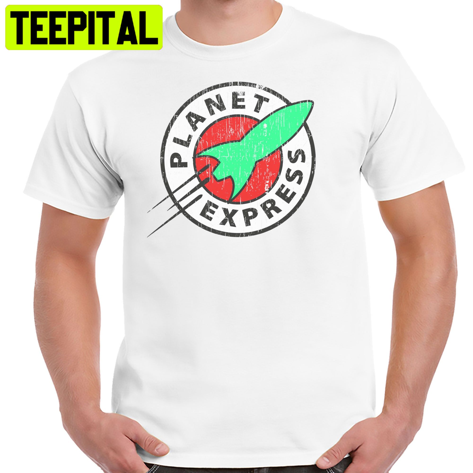 Planet Express Distressed Logo Trending Unisex Shirt Planet Express Distressed Logo Trending Unisex Shirt
