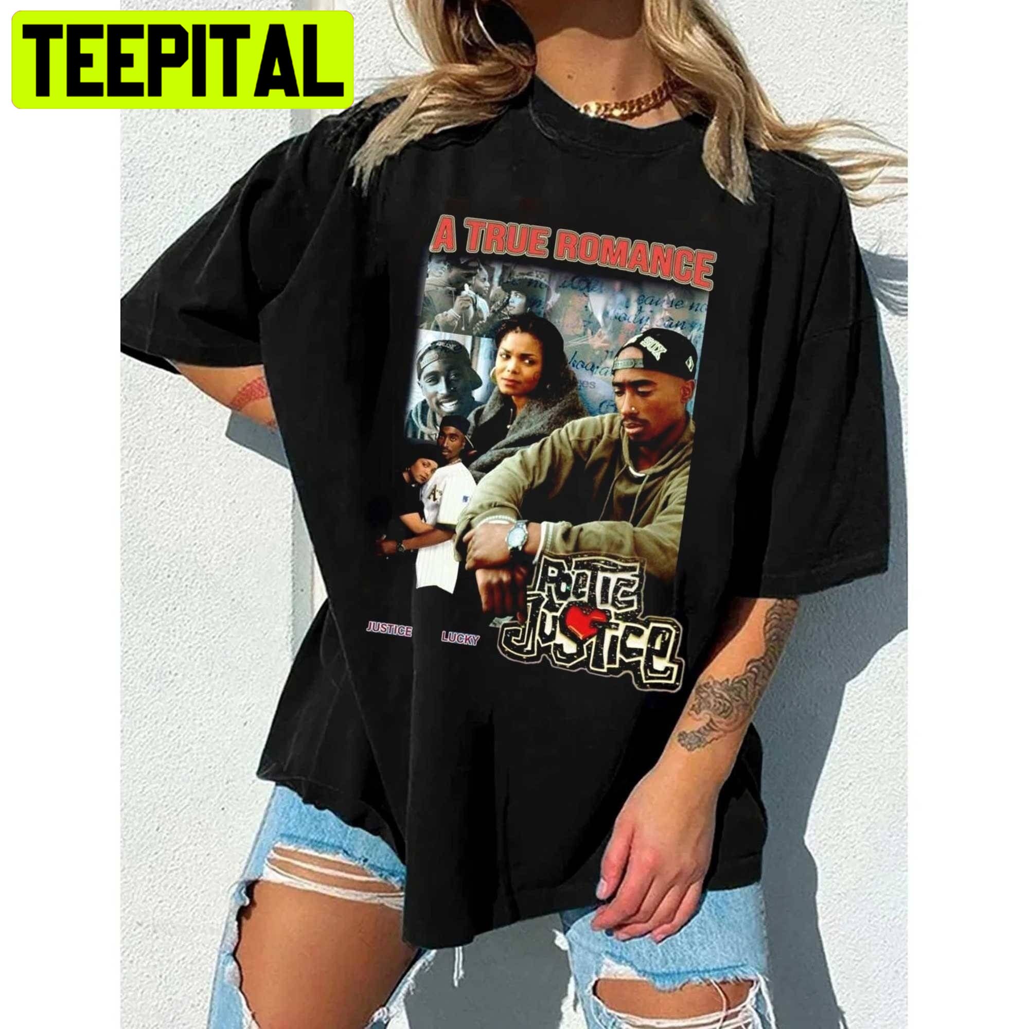 Poetic Justice 1993 Movie Janet Jackson And Tupac Trending Unisex Shirt Poetic Justice 1993 Movie Janet Jackson And Tupac Trending Unisex Shirt