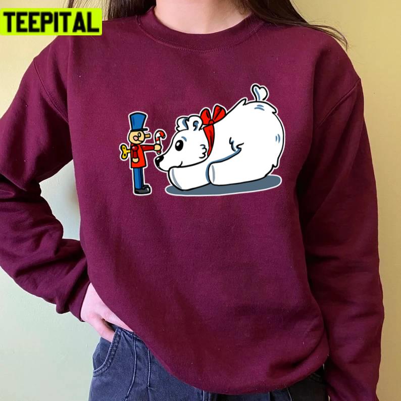 Polar Bear Christmas Graphic Xmas Unisex Sweatshirt Polar Bear Christmas Graphic Xmas Unisex Sweatshirt