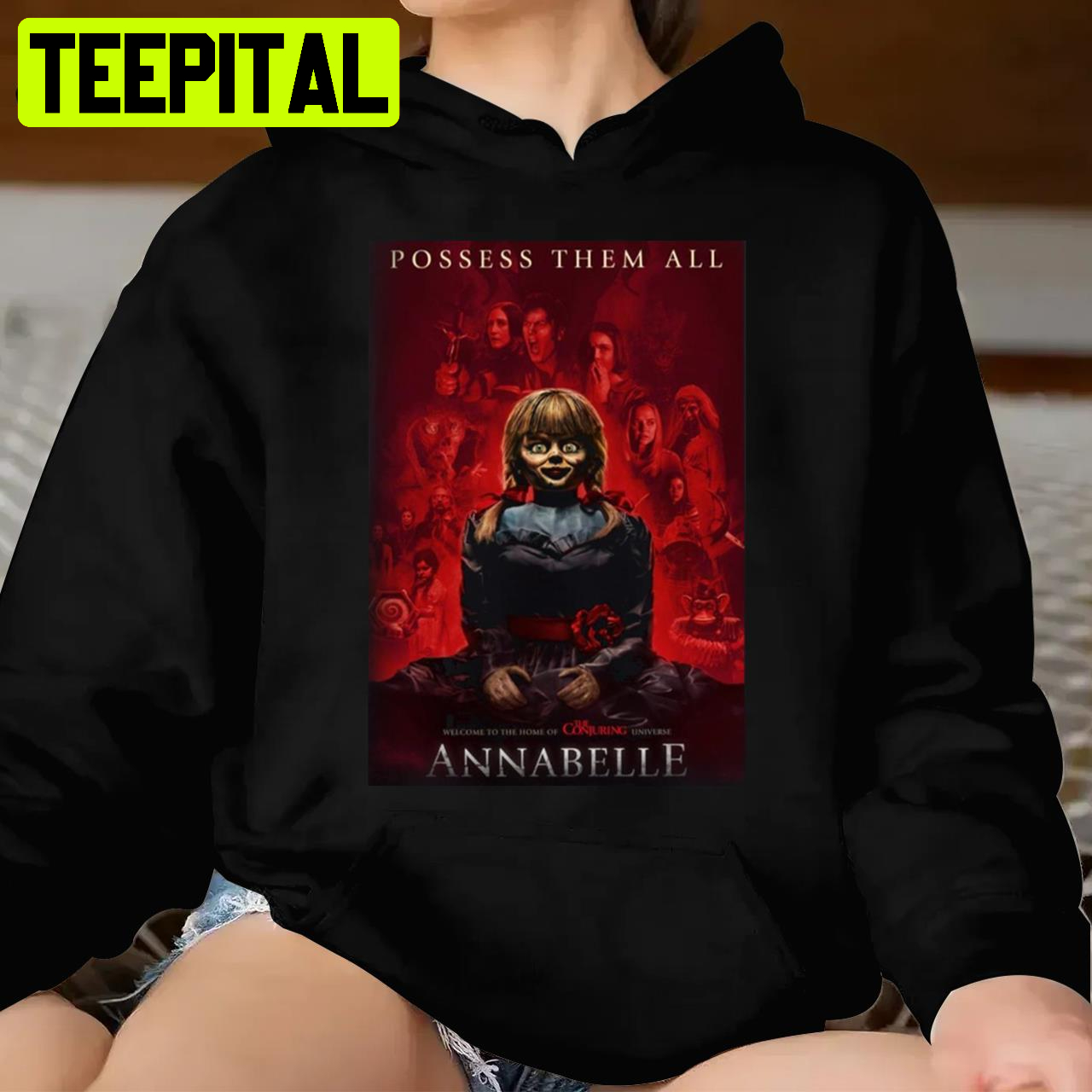Possess Them All For Cool Halloween Annabelle Shirt Possess Them All For Cool Halloween Annabelle Shirt