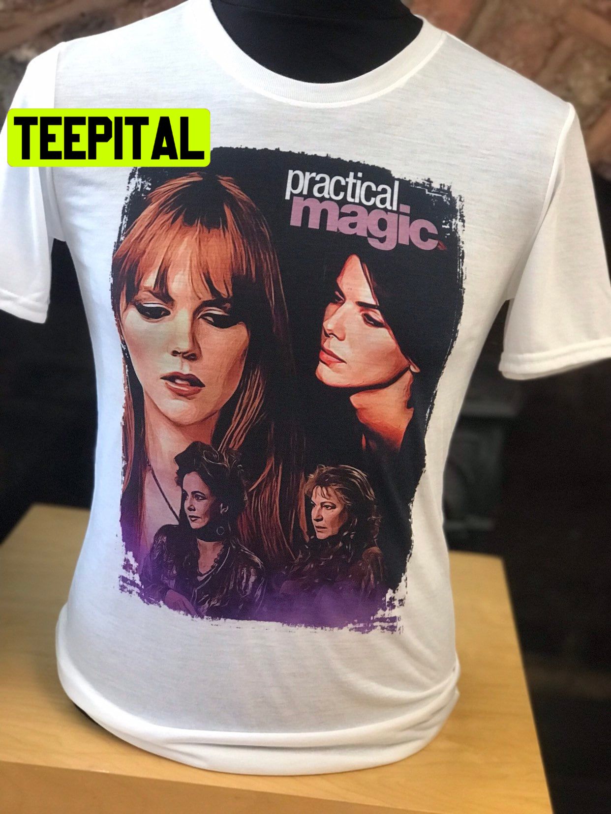 Practical Magic Nicole Kidman Sandra Bullock Witches Wiccan Halloween Trending Unsiex T-Shirt Practical Magic Nicole Kidman Sandra Bullock Witches Wiccan Halloween Trending Unsiex T-Shirt