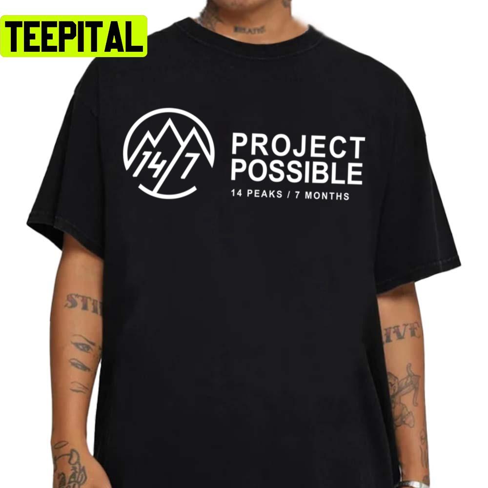Project Possible Nothing Is Impossible 4 Peaks 7 Months Nimsdal Purja Unisex Sweatshirt Project Possible Nothing Is Impossible 4 Peaks 7 Months Nimsdal Purja Unisex Sweatshirt