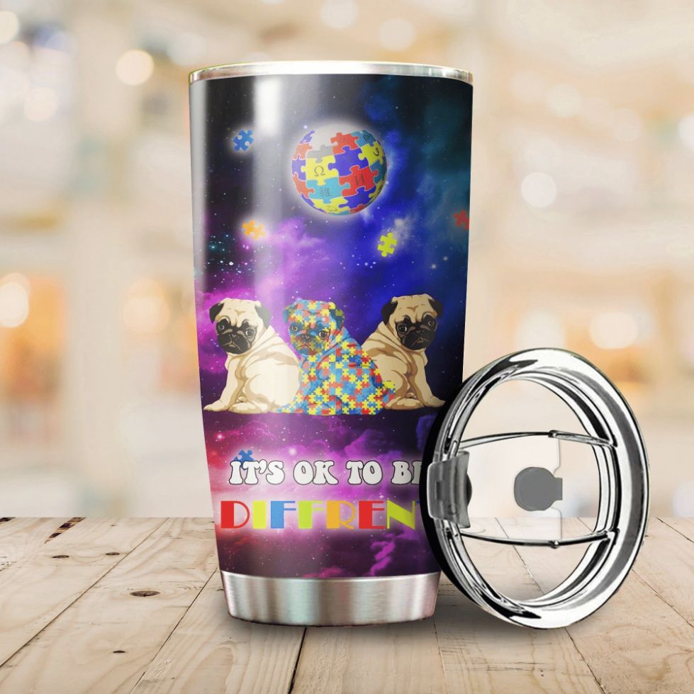 Pug Autism Stainless Steel Cup Pug Autism Stainless Steel Cup