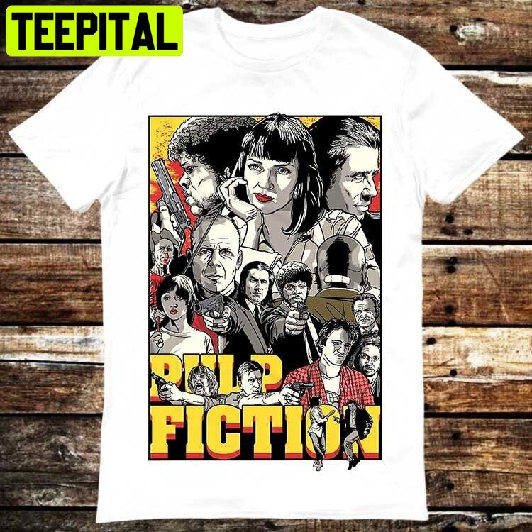 Pulp Fiction Poster Tarantino 90s Meme Trending Unisex Shirt Pulp Fiction Poster Tarantino 90s Meme Trending Unisex Shirt