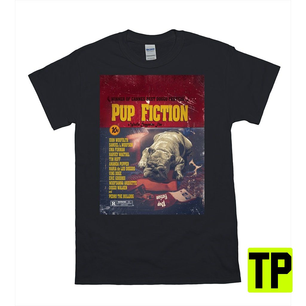 Pup Fiction Personalized Pet Unisex Shirt Pup Fiction Personalized Pet Unisex Shirt