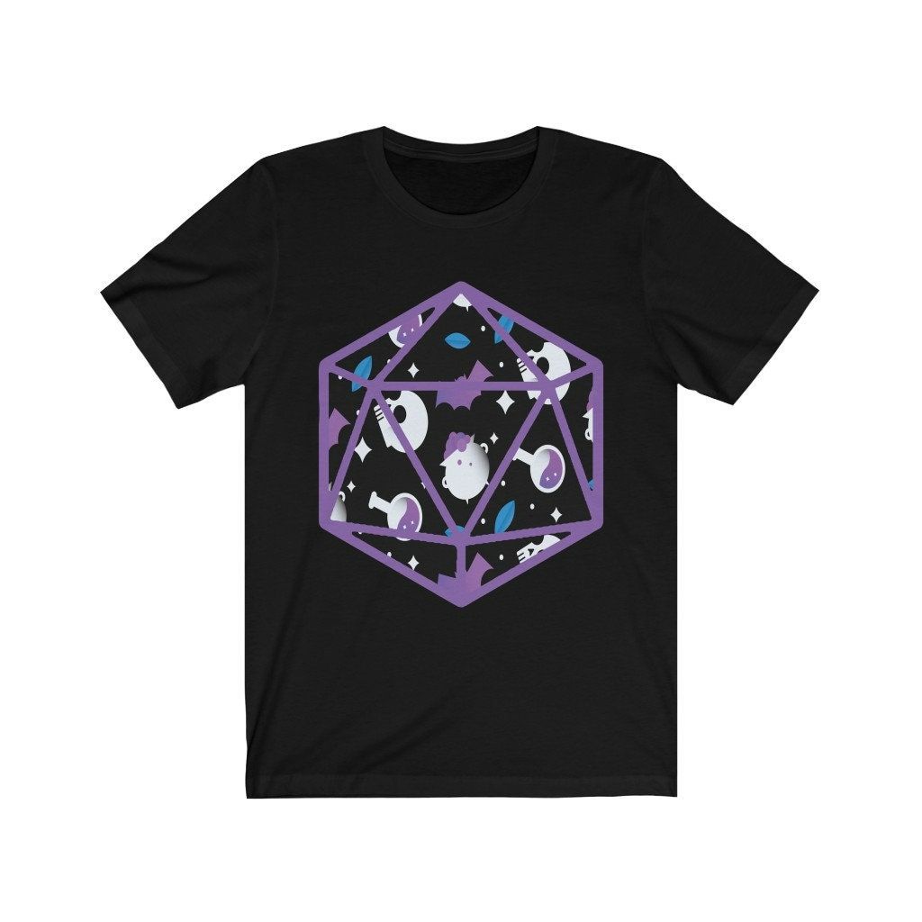 Purple Halloween Dice T-Shirt Purple Halloween Dice T-Shirt