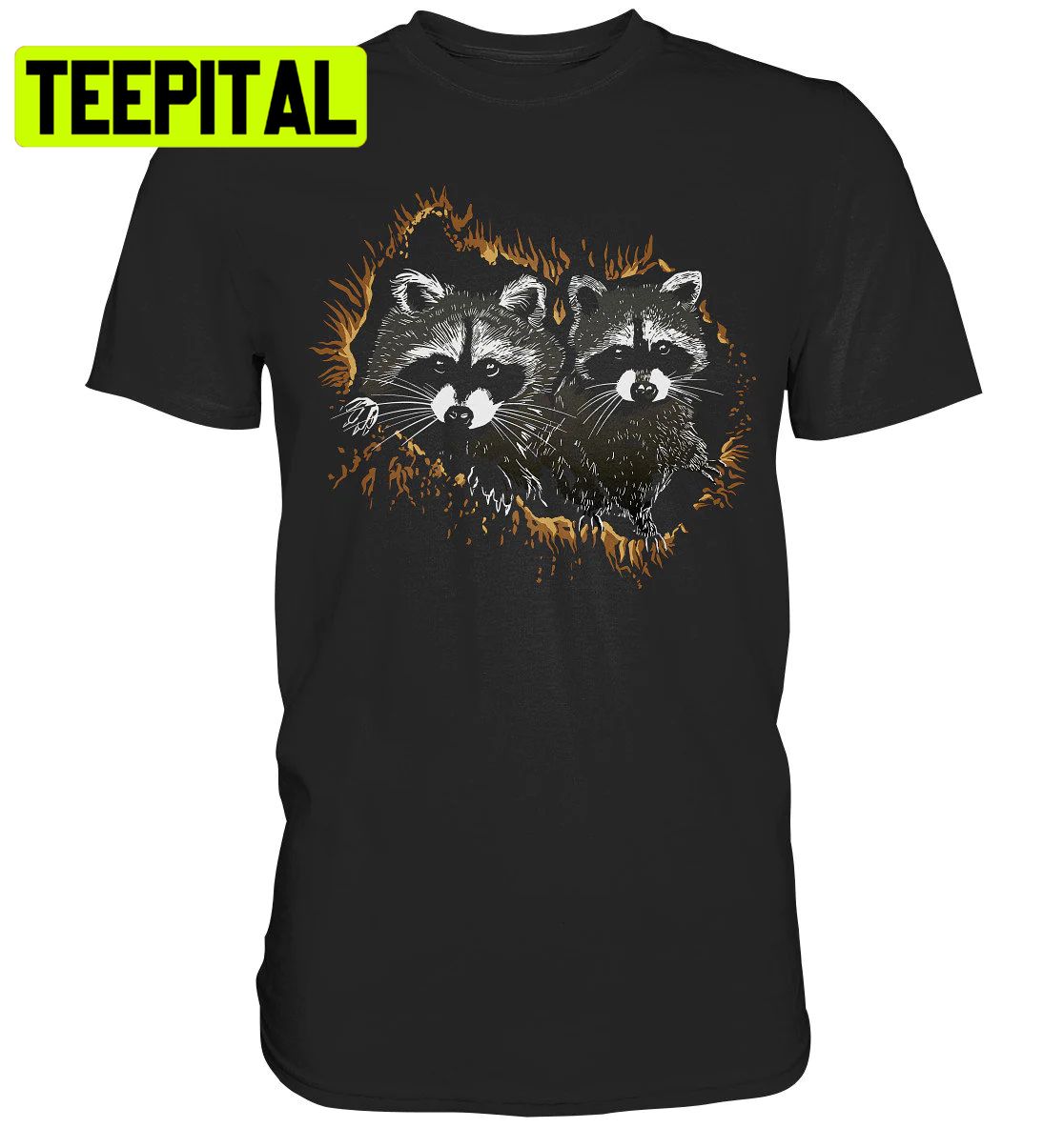 Raccoon Nature Camping Wild Animal Trending Unisex Shirt Raccoon Nature Camping Wild Animal Trending Unisex Shirt