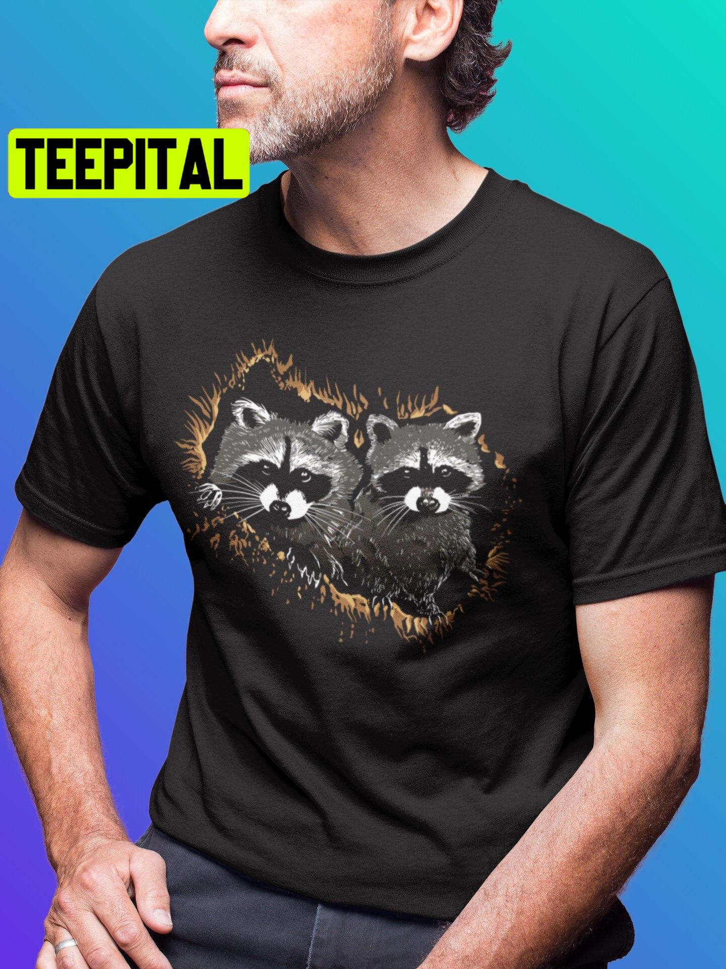 Raccoon Nature Camping Wild Animal Trending Unisex Shirt Raccoon Nature Camping Wild Animal Trending Unisex Shirt