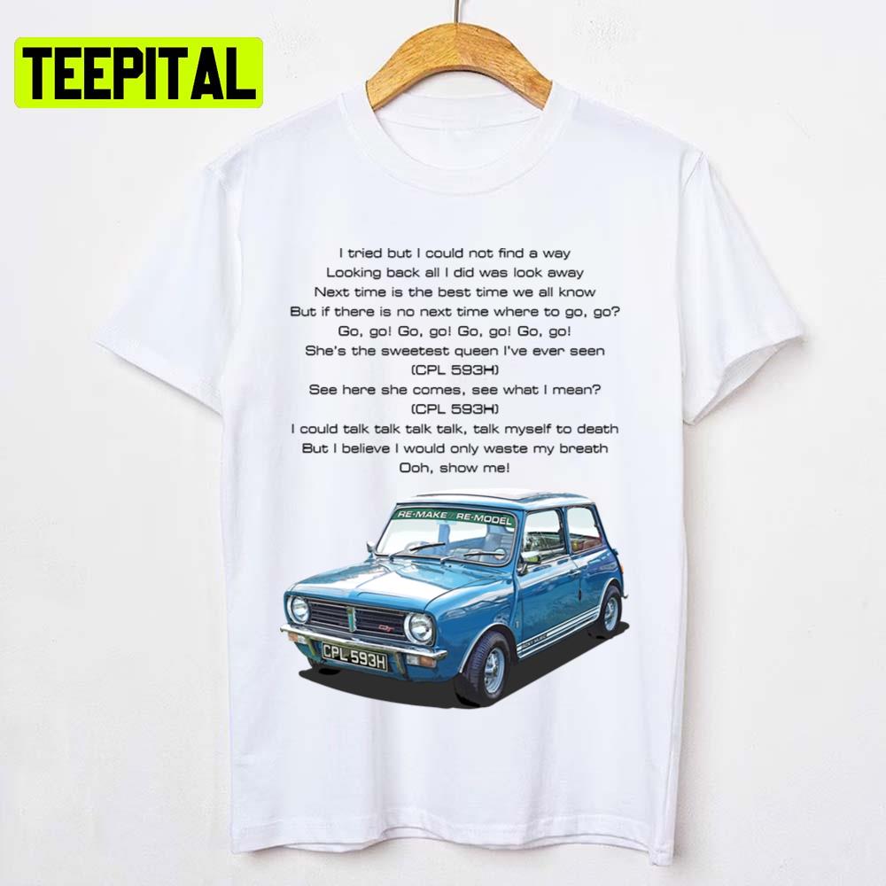 Re Make Re Model Lyrics Roxy Music Unisex T-Shirt Re Make Re Model Lyrics Roxy Music Unisex T-Shirt