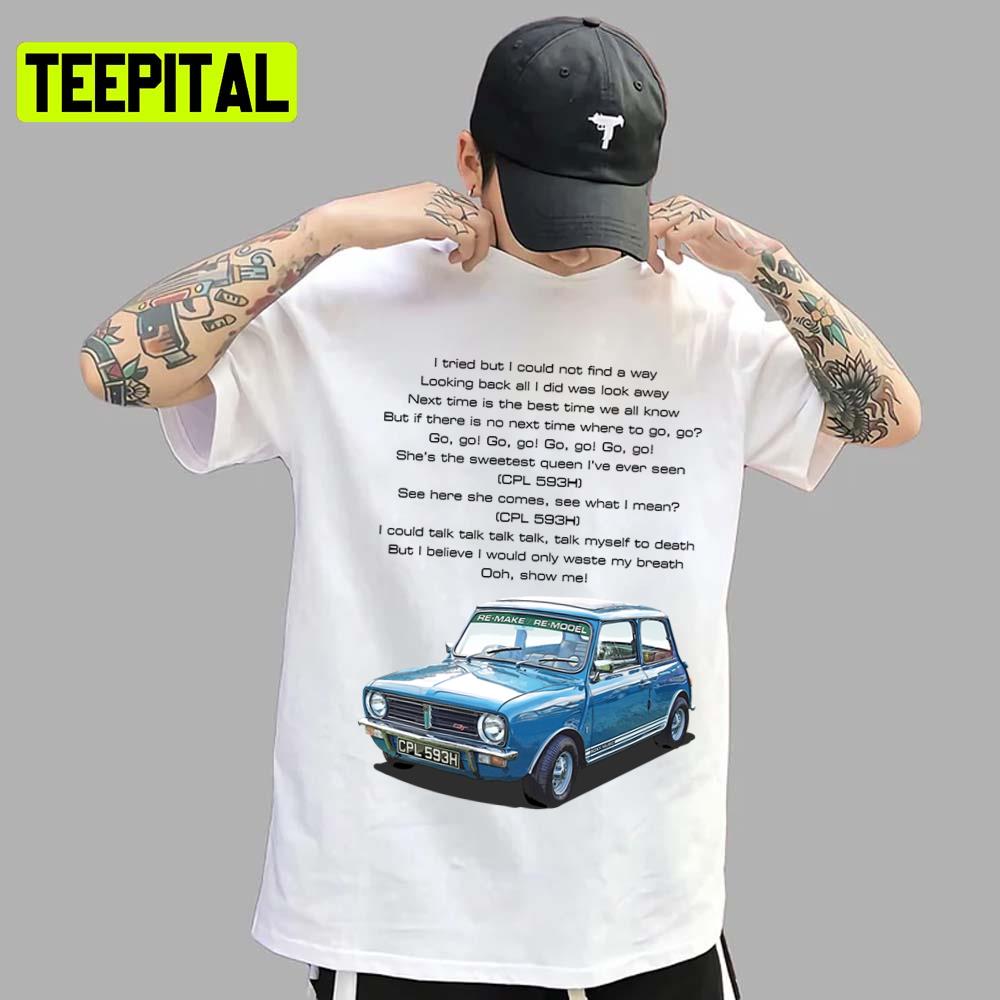 Re Make Re Model Lyrics Roxy Music Unisex T-Shirt Re Make Re Model Lyrics Roxy Music Unisex T-Shirt