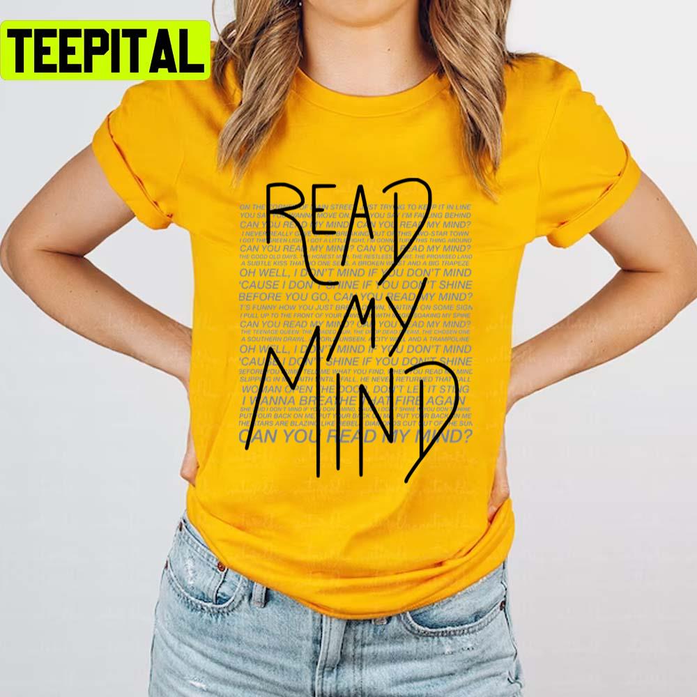 Read My Mind Macklemore Unisex T-Shirt Read My Mind Macklemore Unisex T-Shirt