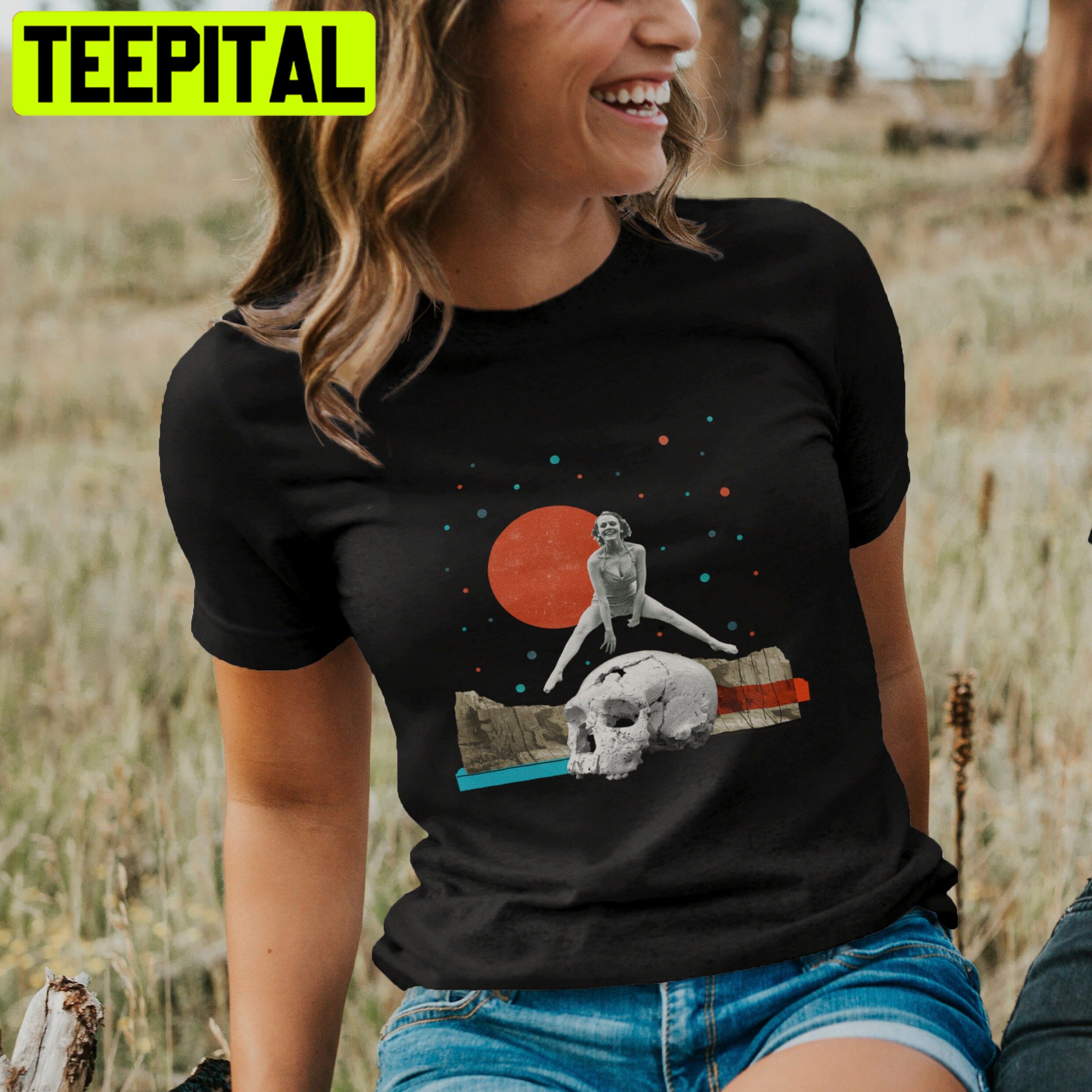 Red Moon Art Trending Unisex Shirt Red Moon Art Trending Unisex Shirt